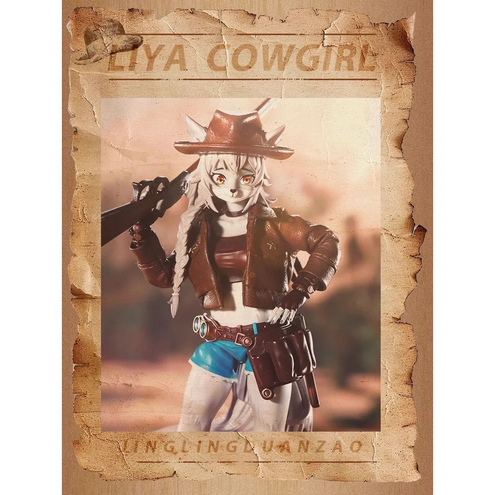 

【Без рисунка】Предпродажа LADOTOYS масштаб 1/12, женщина-солдат, ковбойская кожаная куртка в стиле вестерн, аксессуары для дробовика для 6-дюймовой экшн-фигурки