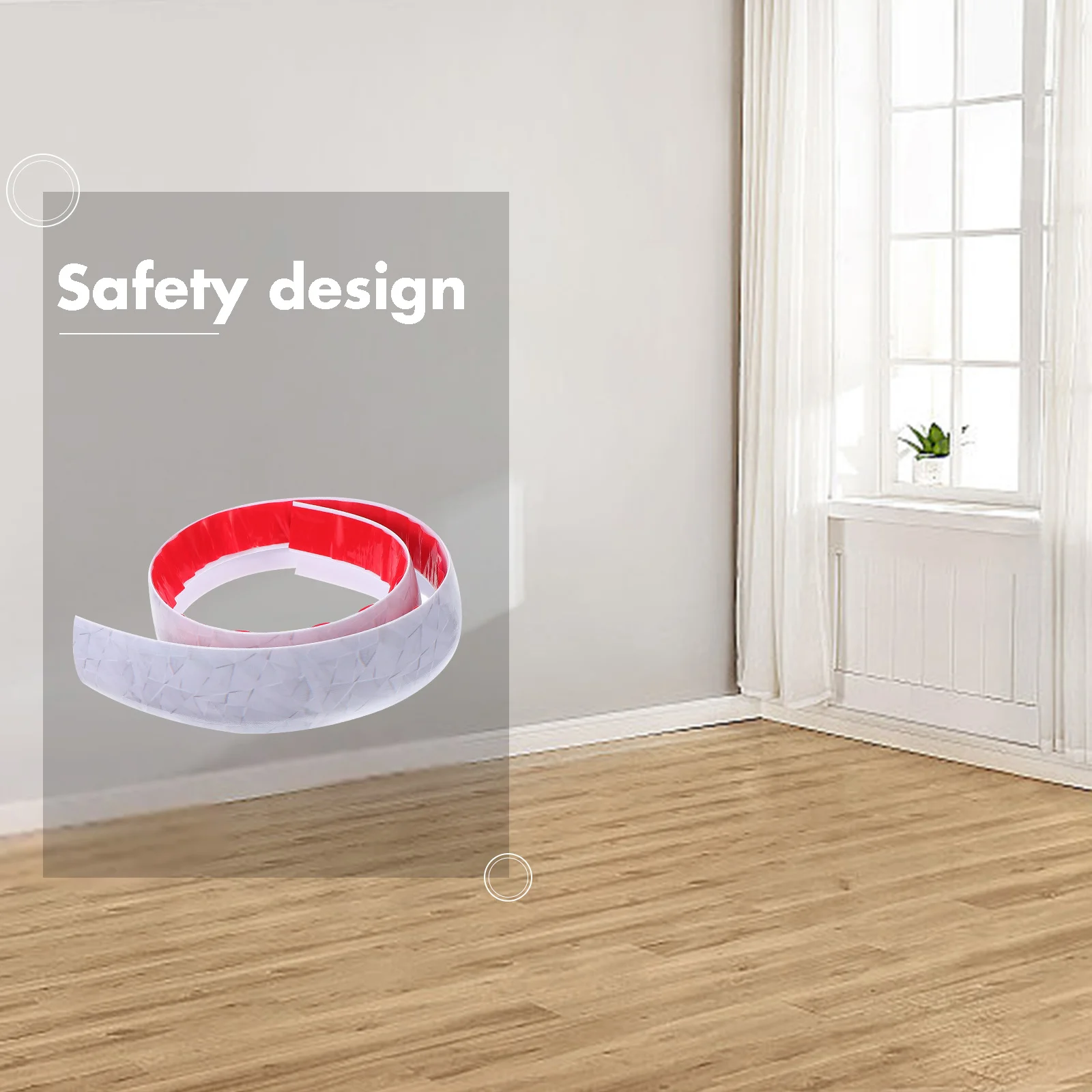 منحدر عتبة شريط انتقال الأرضية للمداخل، مخفض حافة أمان ذاتي اللصق للاستخدام الداخلي والخارجي، كرسي متحرك مناسب #1