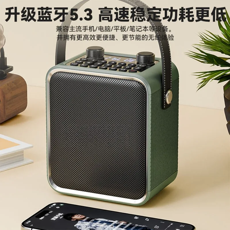 Outdoor bluetooth k-song speaker T81 electric blowpipe erhu musical instrument saxophone guitar stereo