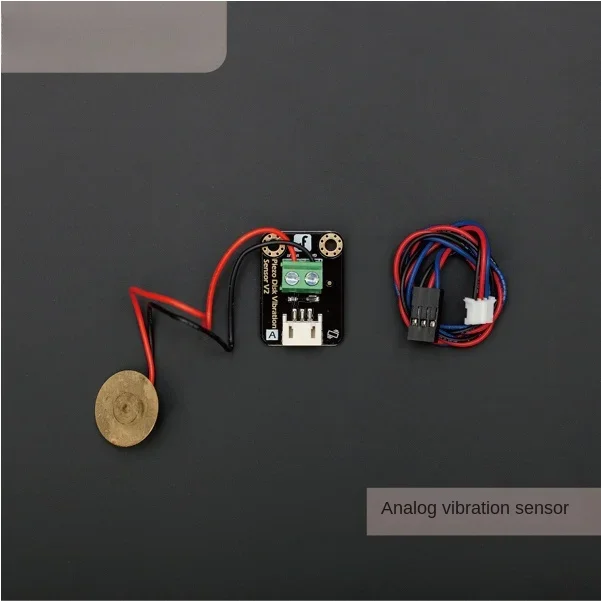 Electronic building block Electronic drum simulation Piezoelectric ceramic vibration sensor with wire