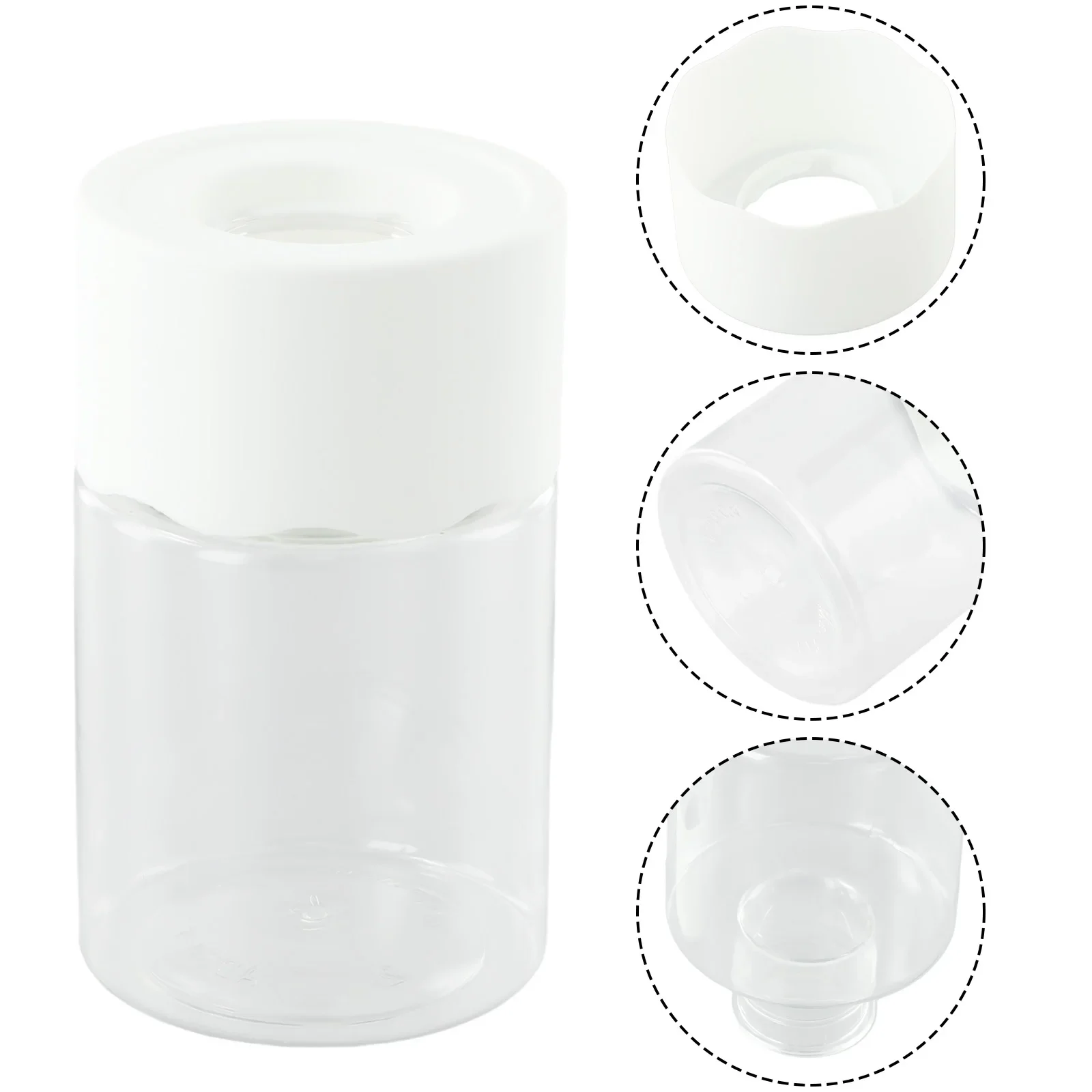 Mini=Hydroponic=Flower Pot Plastic Water Planting Vase Transparent Imitation Glass Soilless Plant Pots Container Home Decoration