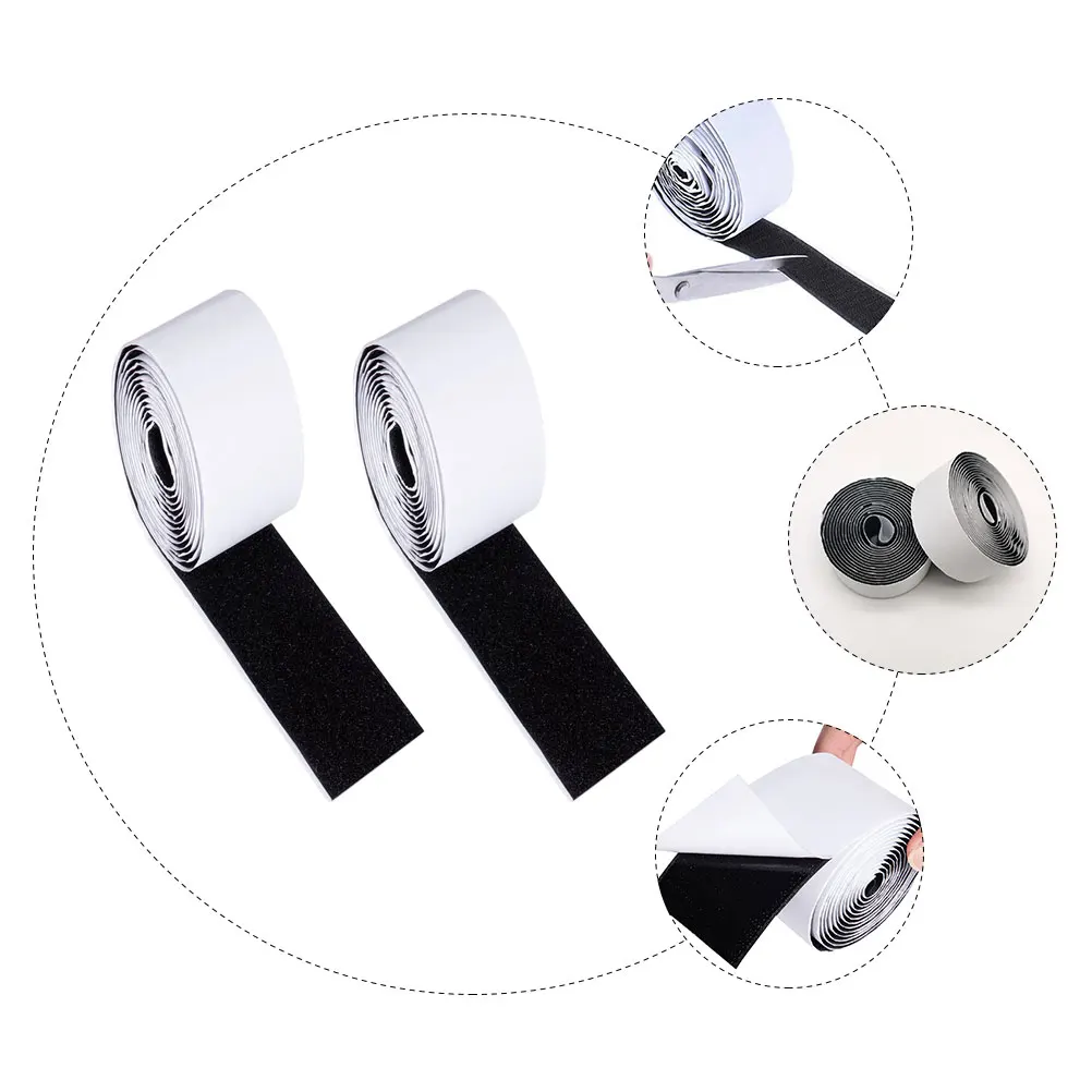 

2 Rolls Adhesive Strips Install Tape Electric Guitar Accessory Carpet Stick The