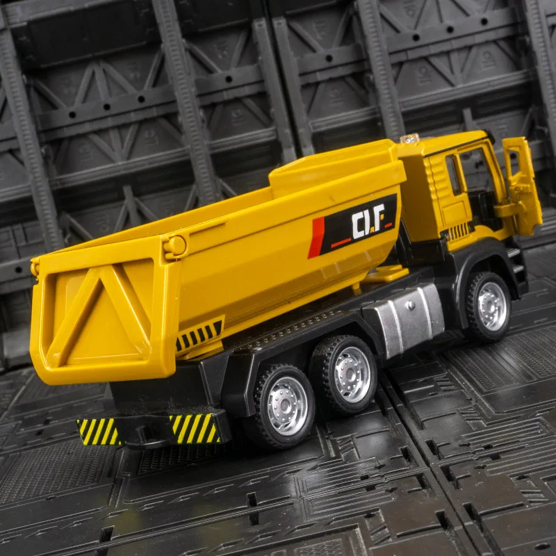 محاكاة الهندسة شاحنة قلابة نموذج الصبي انتعاش لعبة سيارة هدية، باب السيارة يمكن فتح سيارة لعبة للأطفال #6