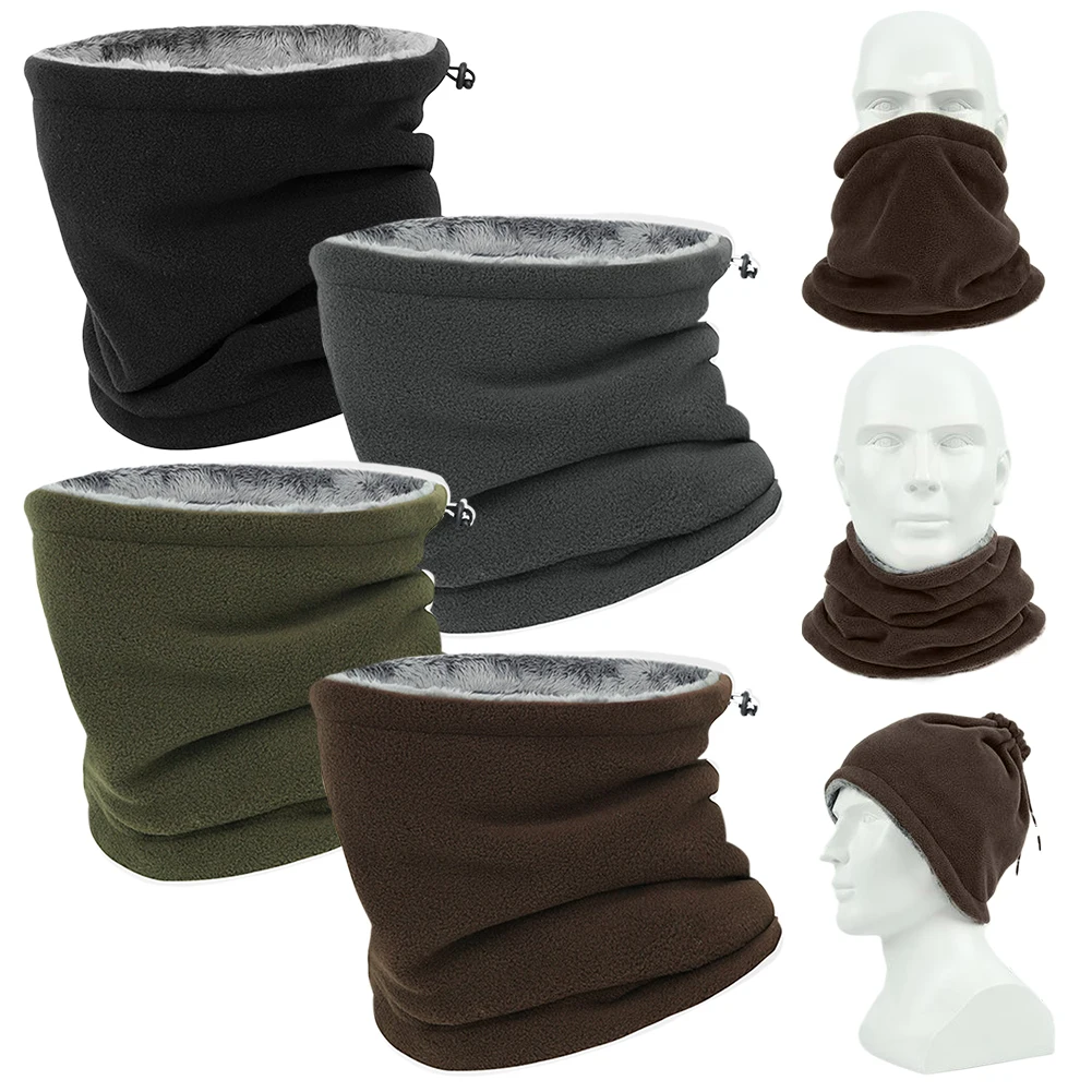 

Men Women Face Mask Cover Windproof Cold Weather Scarf Fleece Face Scarf Mask for Hiking Cycling Skiing