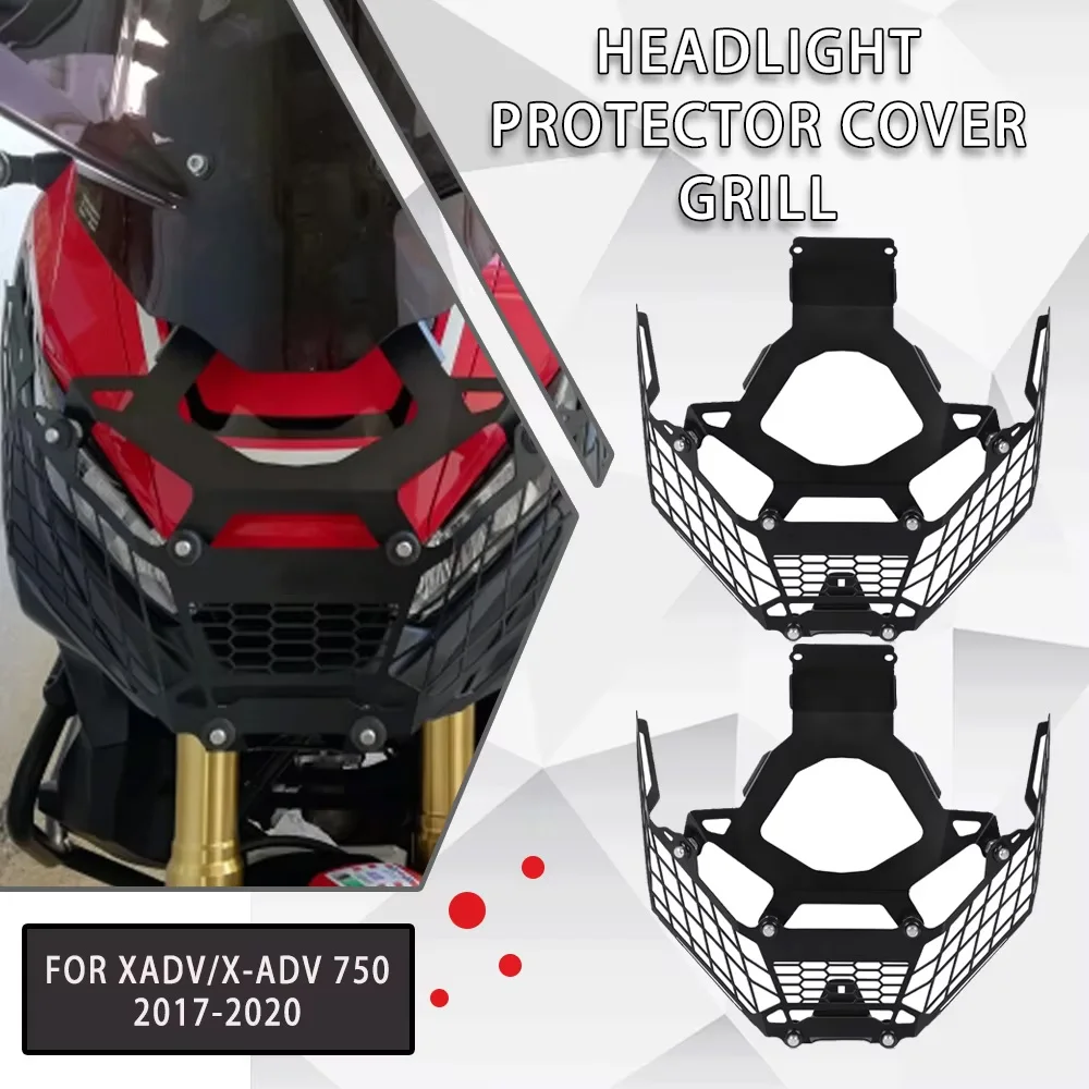 

New For HONDA XADV X-ADV X ADV 750 XADV750 X-ADV750 2017-2020 2019 2018 Motorcycle Headlight Protector Grille Guard Cover Parts