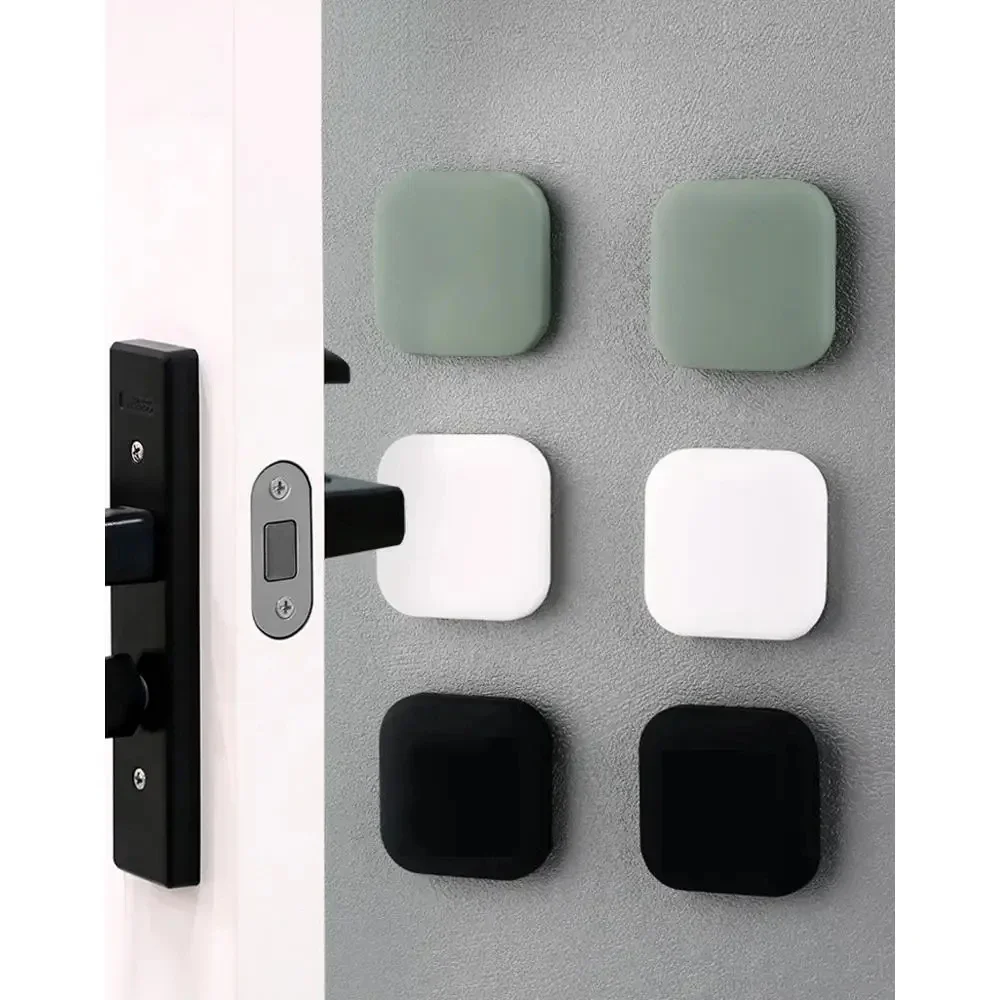 Butoir de porte poignée de porte en Silicone garde-boue serrure coussin de protection porte Crash Pad protecteur mural économiseur antichoc Crash Pad Stop