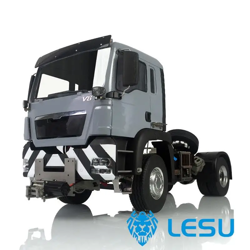 

LESU 1/14 TGS 4*2 Radio Control Tractor Truck Metal Chassis Motor Hook Roof Light Winch Outdoor Toys