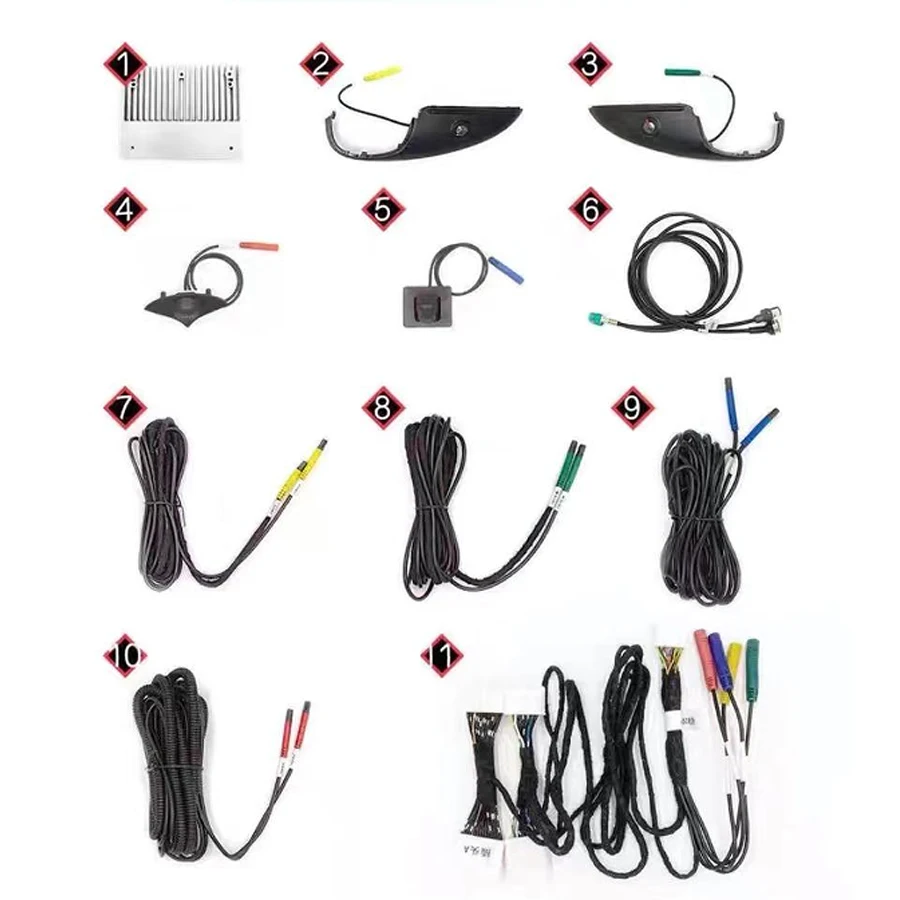 

Suit Original For Mazda CX-50 CX30 CX5 CX9 Birds Eye 360 Camera Panoramic View Front Rear Side Surround Parking Reverse