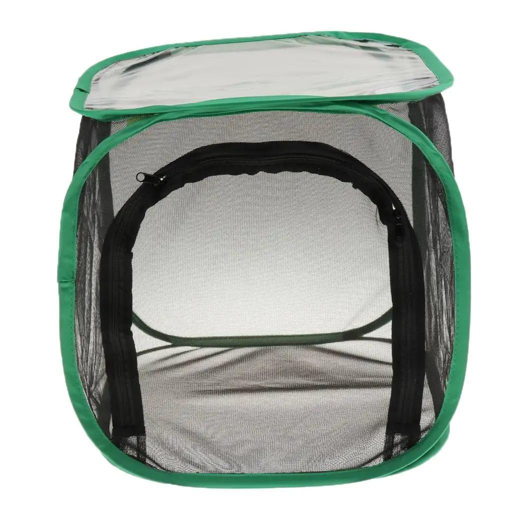 Butterfly and Mesh Breeding Cage Foldable Net Habitat Box for Outdoor Exploration Activities