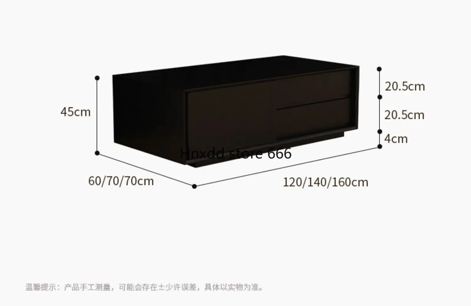 Coffee table, solid wood tea table floor-to-ceiling modern simple living room storage cabinet small apartment household