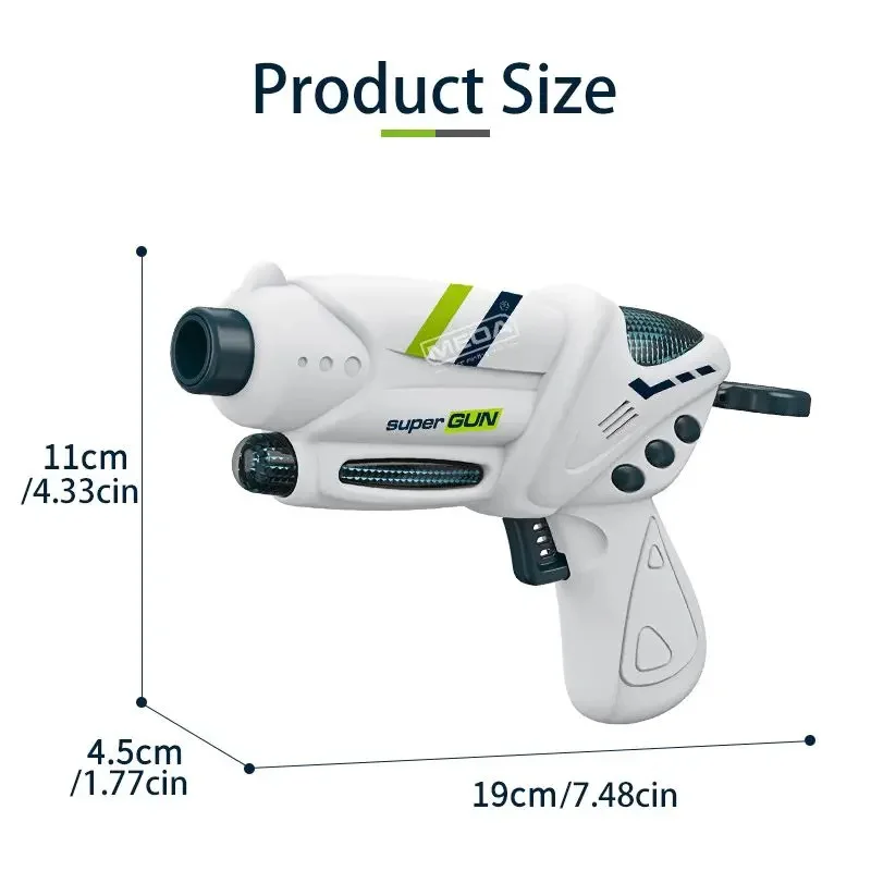 Pistola eléctrica de balas suaves con luz y sonido, juguete de tiro divertido para niños con 5 uds., balas de seguridad EVA, pistolas de juguete, regalo para niños