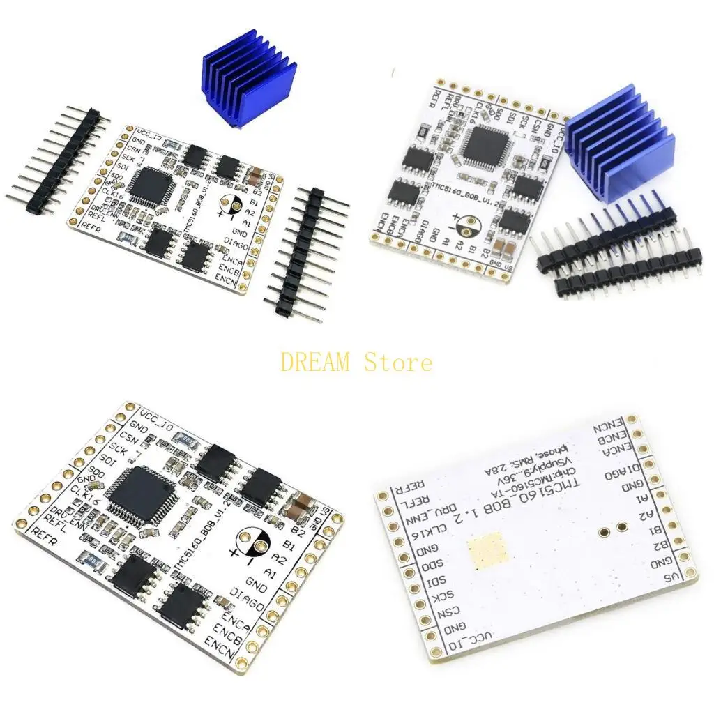 

Advanced TMC5160 BOB Stepper Motor Driver Module for Precise ControlSPI STEP/DIR best sale