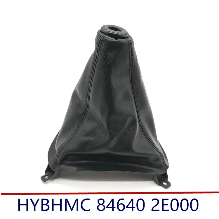 Gear Dustproof cover for Hyundai Tucson Shift Lever dust cover Black leather Gear shifter boot assembly 846402E000