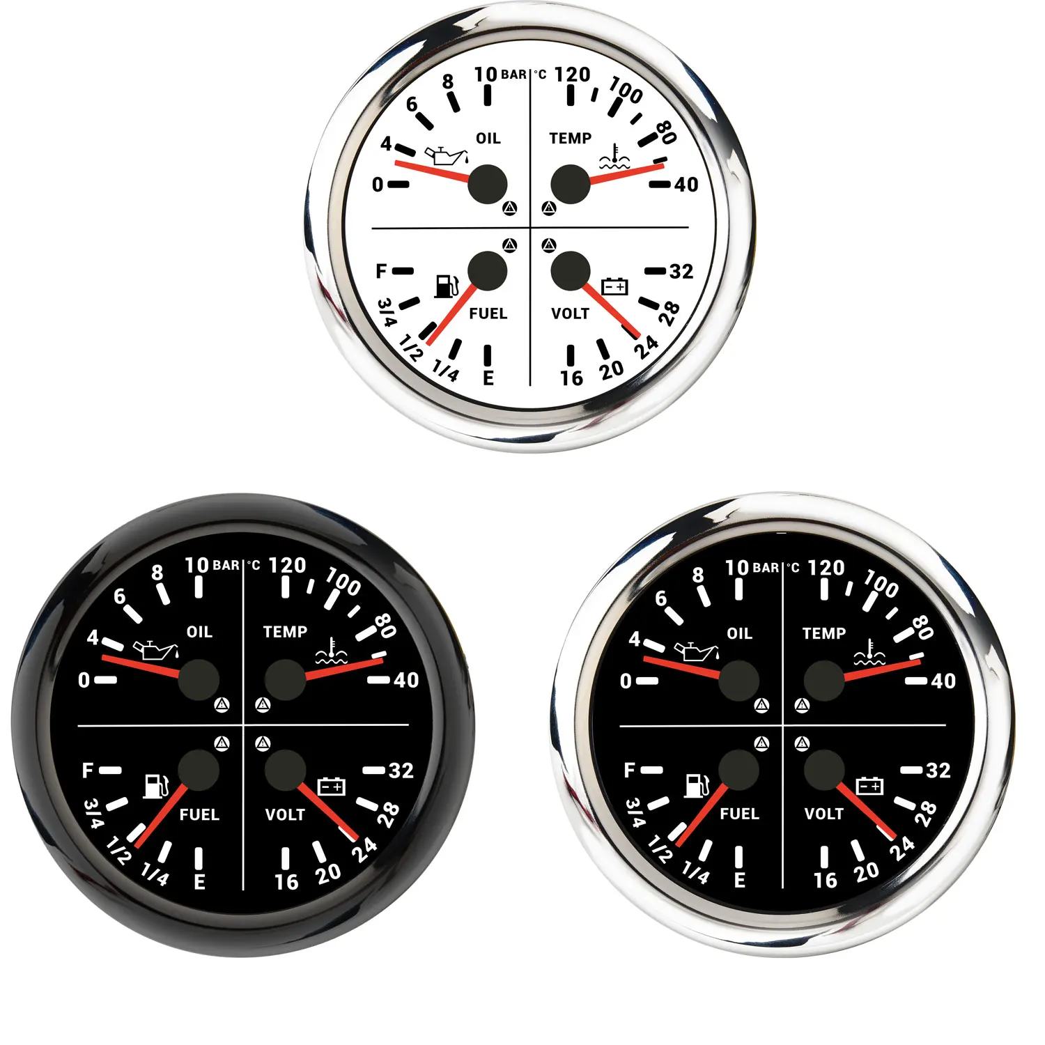 

Многофункциональный датчик уровня топлива 4-в-1, 110 мм, 0-10 бар, с измерением давления масла, температуры воды, вольтметром и световой сигнализацией для автомобилей, лодок, яхт