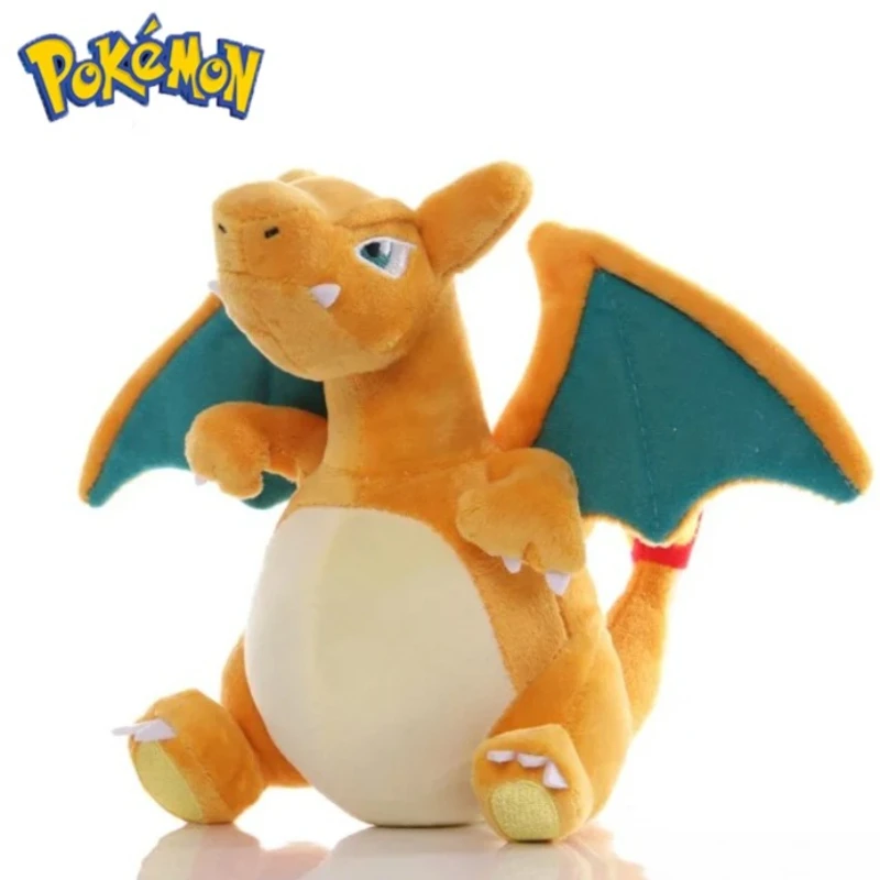 NOVO! Mega Charizard X Y Brinquedos de Pelúcia Macios, Figura de Anime Fofa, Kawaii, Brilhante Gigantamax Rayquaza, Brinquedo de Pelúcia de Anime Charizard