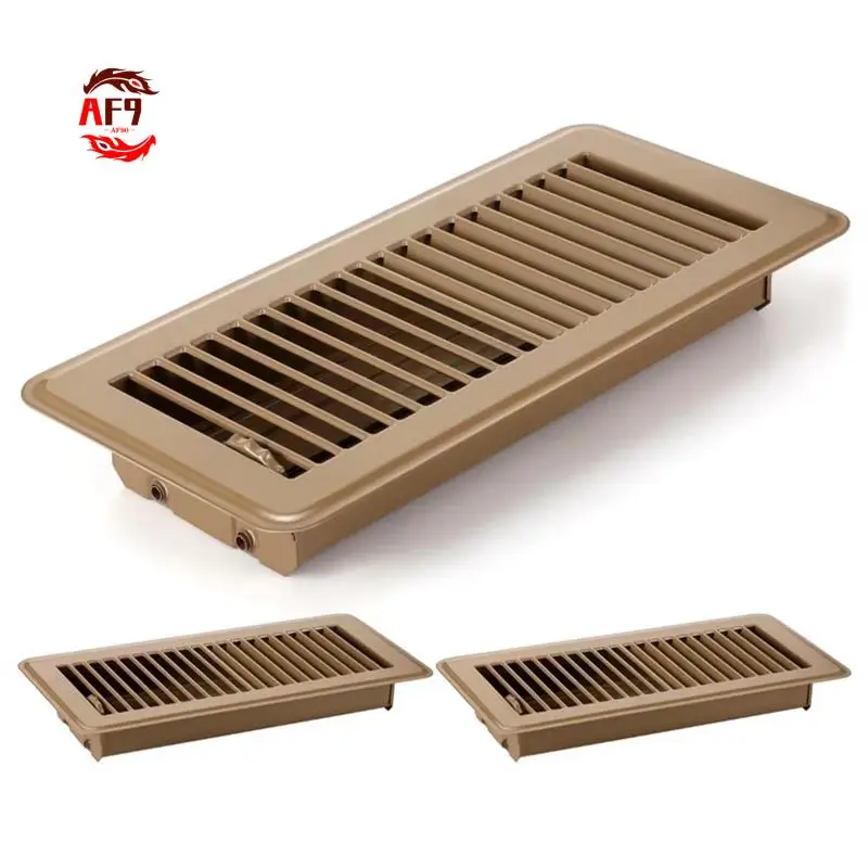 

AF90-3 шт. напольные вентиляционные отверстия, 4X10 дюймов напольные вентиляционные крышки для сверхмощного воздушного пола, вентиляционные отверстия для домашнего пола, стены, потолка