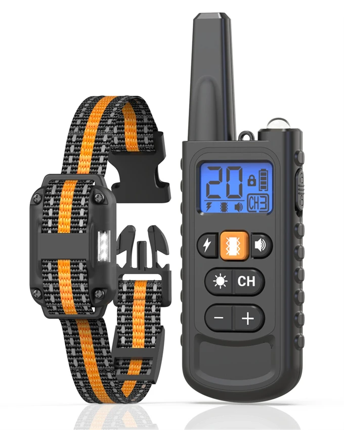 

STLFSmart Remote Pet Training Collar Waterproof Rechargeable Anti Bark Electronic Dog Collar for Dog Trainer