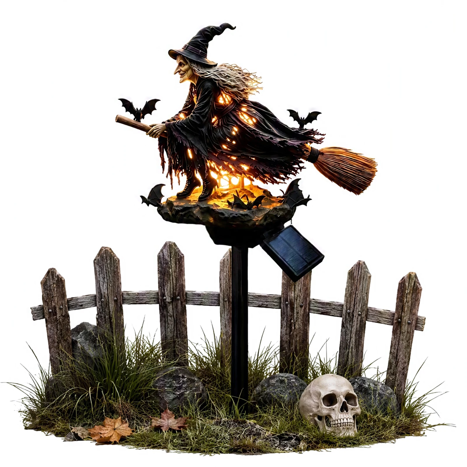 Lampe solaire de jardin en rés - Outdoor Power Broom avis et prix