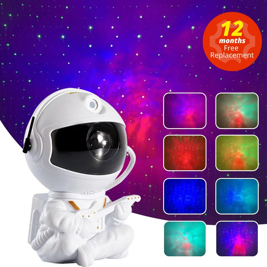 

Astronaut Galaxy Starry Projector Night Light Brightness Dimming Star Sky Night Lamp For Bedroom Home Decor Kids Birthday Gift