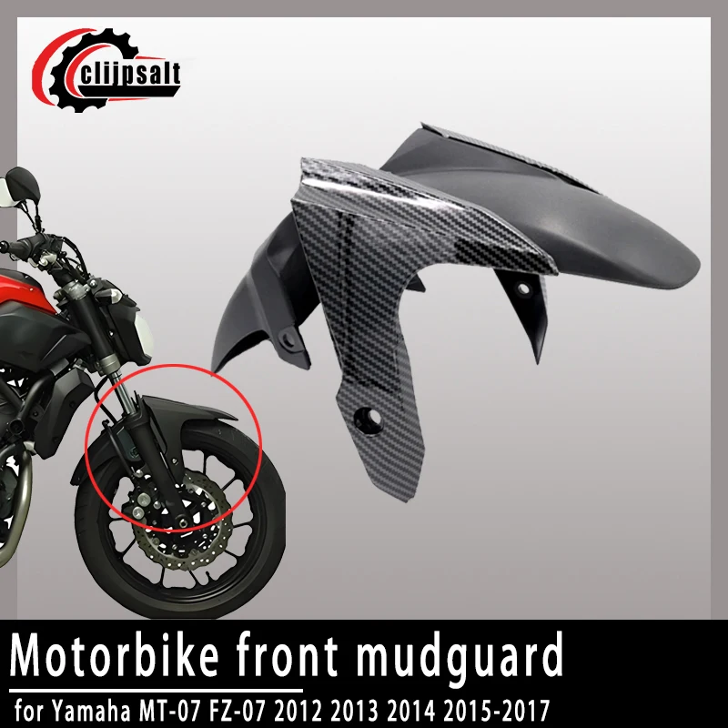 

Fit for Yamaha MT-07 FZ-07 2012 2013 2014 2015-2017 Front Tire Cover Fairing Front Fender Mudguard Splash Motorcycle Accessories