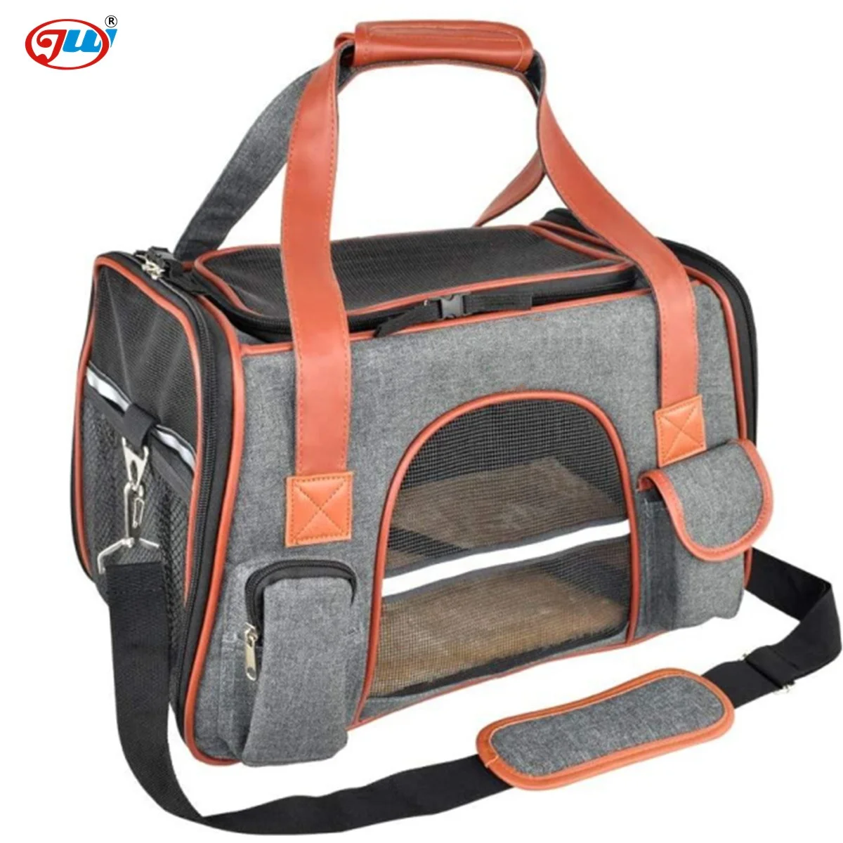 stock storage Pet Carrier for Cats and Small Dog Airline Approved Soft Sided Carrier,Ventilated Pet Travel Carrier,Car Seat Safe