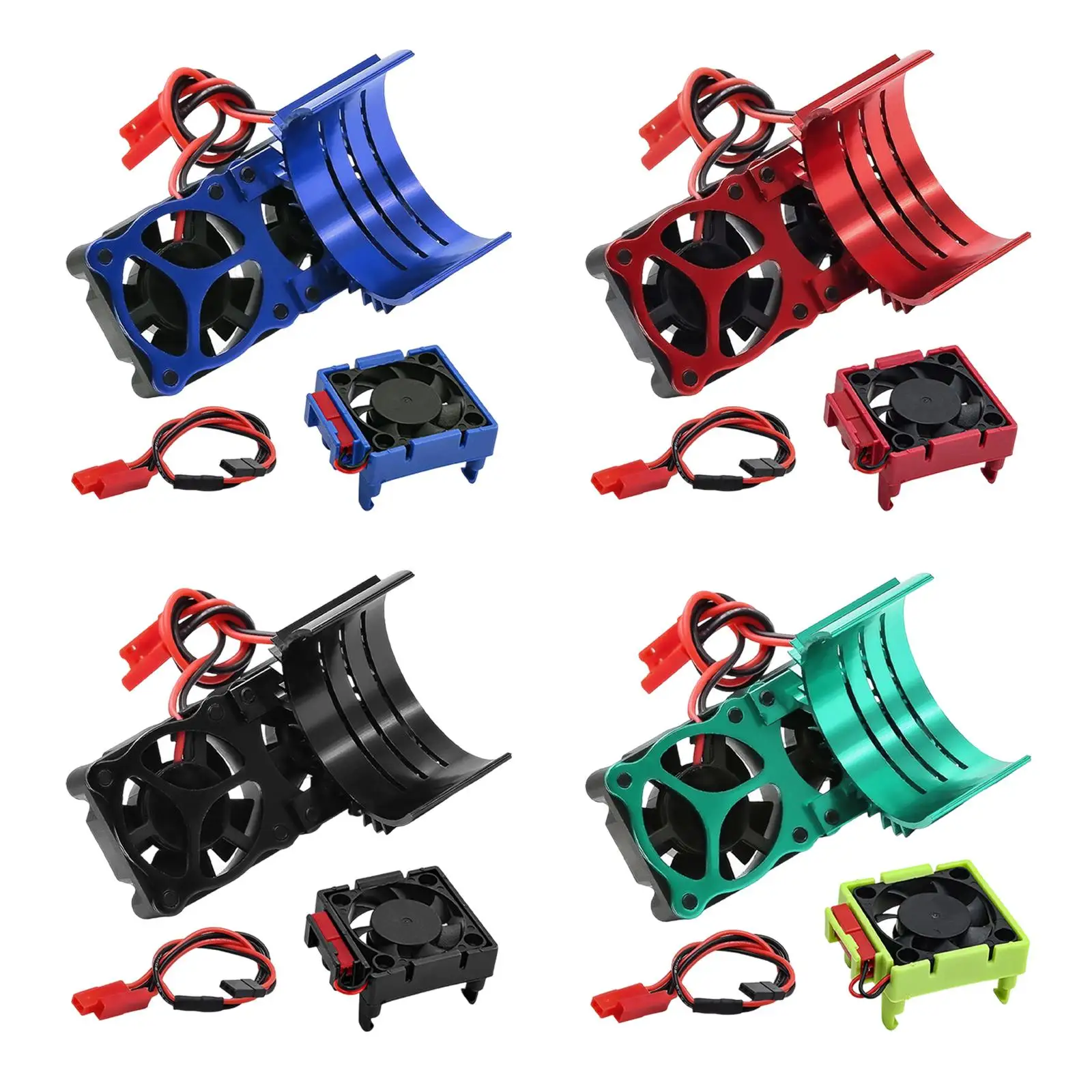 3340 RC 冷却ファン スペアパーツ 信頼性の高い高性能ダブルファン バンディット Vxl-3S 2WD/4WD 用直接交換