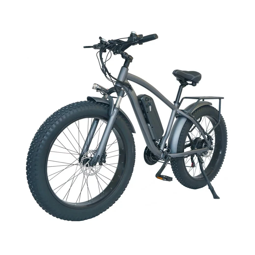 

Adult Electric Road Bike 26 inch Fat Tire Electric Mountain Bike 500W Brushless Motor 48V 17AH Li-Po Battery LCD Display