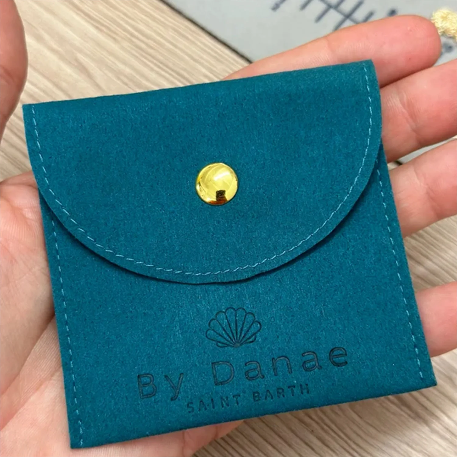 

SHEEPSEW сумка для ювелирных изделий из микрофибры на заказ с логотипом, мешочки для ювелирных изделий, бархатный браслет, серьги с логотипом по индивидуальному заказу