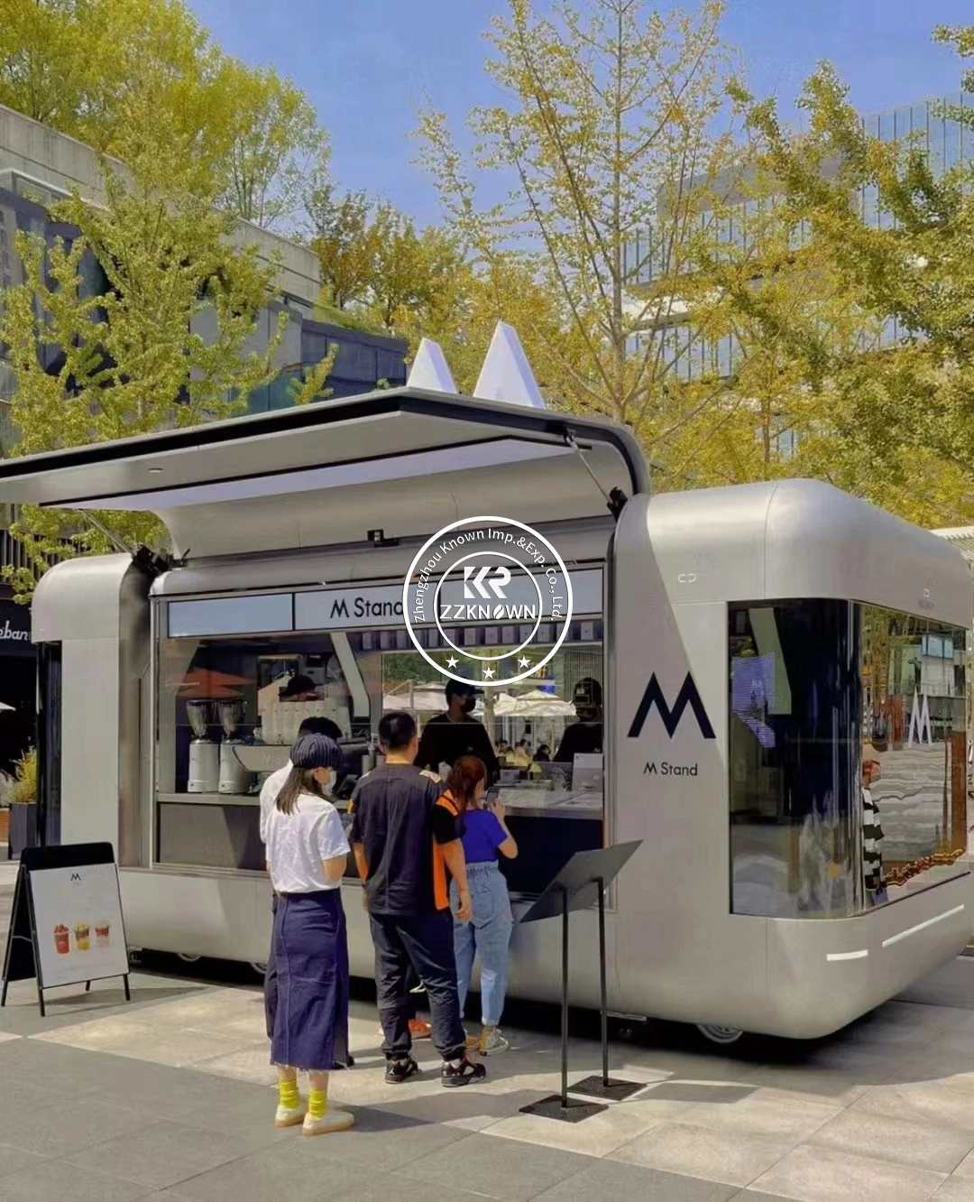 Mobile Hot Dog Pizza Food Truck Carts Coffee Kiosk Ice Cream Trailer With Full Kitchen New Food Trailer