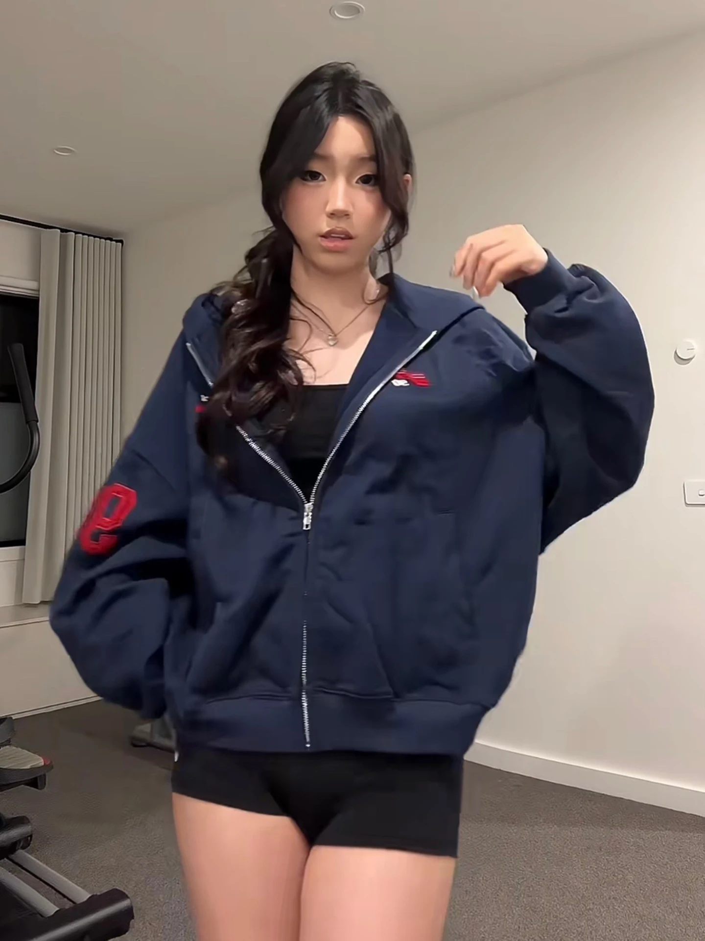 

Baseball Jackets Crop Womens Spring Corduroy Patch Pockets Button-Down Slim-Fit Classic Preppy Cute Campus College Varsity Retro