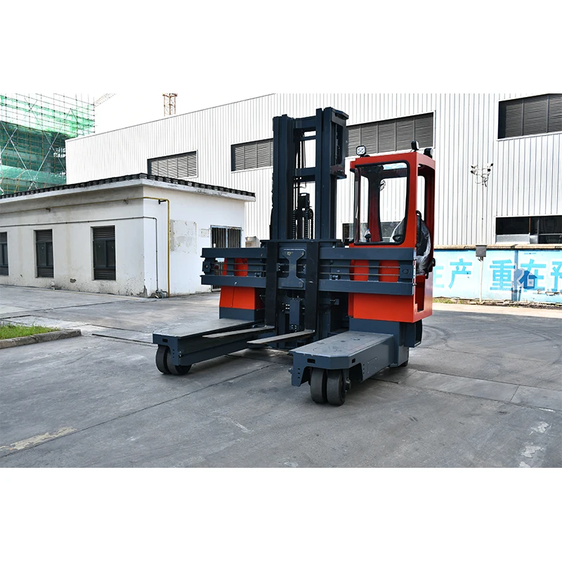 Omnidirectional 4 Way Electric Forklift 2.5Ton 4m Lifting Multi-Directional Reach Truck Very Narrow Aisle for Timber Long Goods