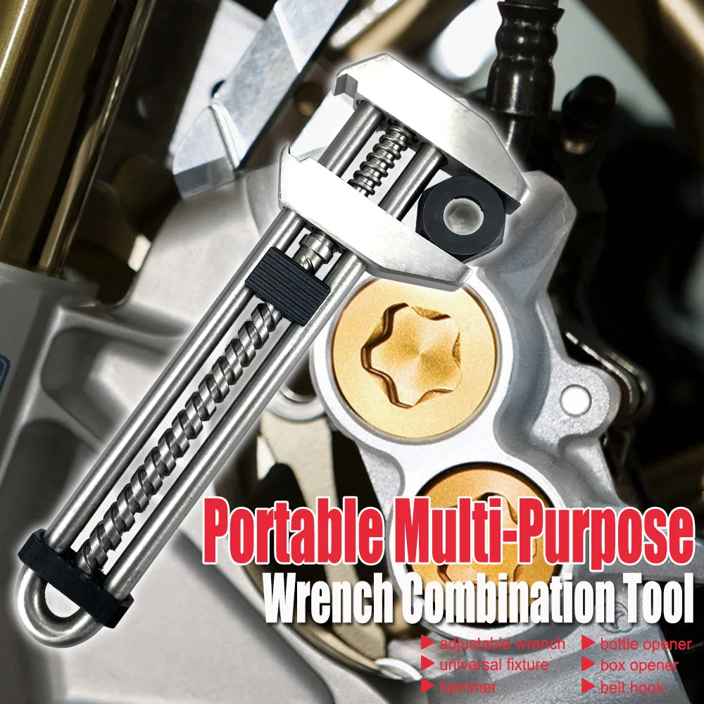 Multifunctional Pocket Wrench, Adjustable Wrench, Universal Hardware Wrench, MetMo Grip Universal Wrench