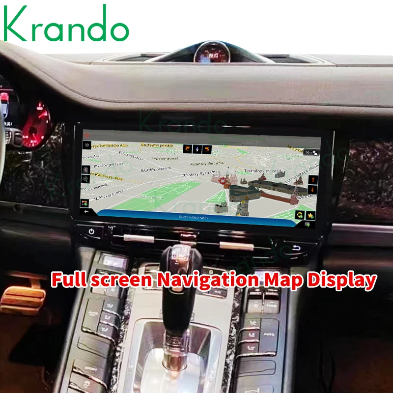 Krando 12.3" Car Navigation For Porsche Panamera 2010+ Android Auto Head Unit Support Wireless Carplay 4G WIFI