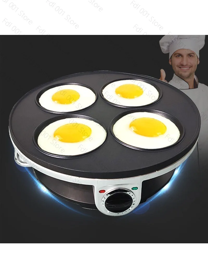 Y 4-Hole 1200w large omelette machine Commercial household causeway roasting Egg hamburger machine