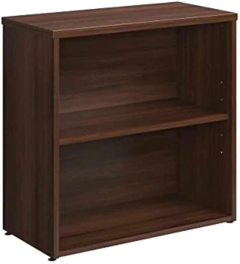 OfficeWorks by Sauder Affirm 2 Shelf Bookcase, Noble Elm Finish