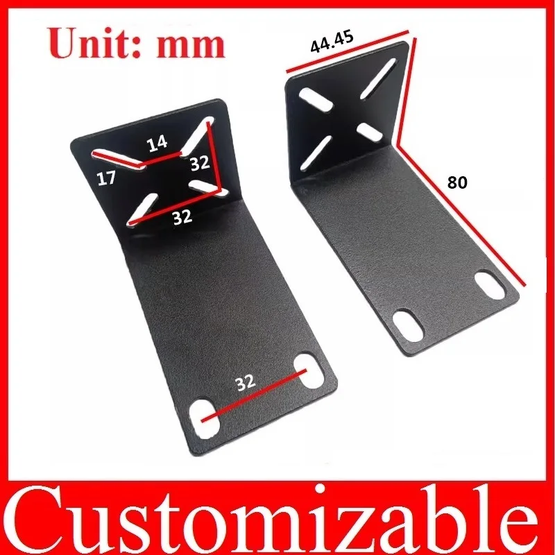 

Switch ear 19-inch cabinet bracket, L-shaped angle iron, power amplifier audio equipment hanging ear 1U server ear, Customizable