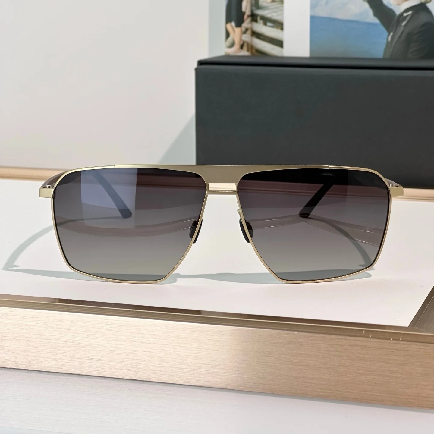 P8977 High Quality Handcrafted Men Frames Square Alloy Designer High Brand Women Glasses Frames Fashion Eyeglass Frames in Trend
