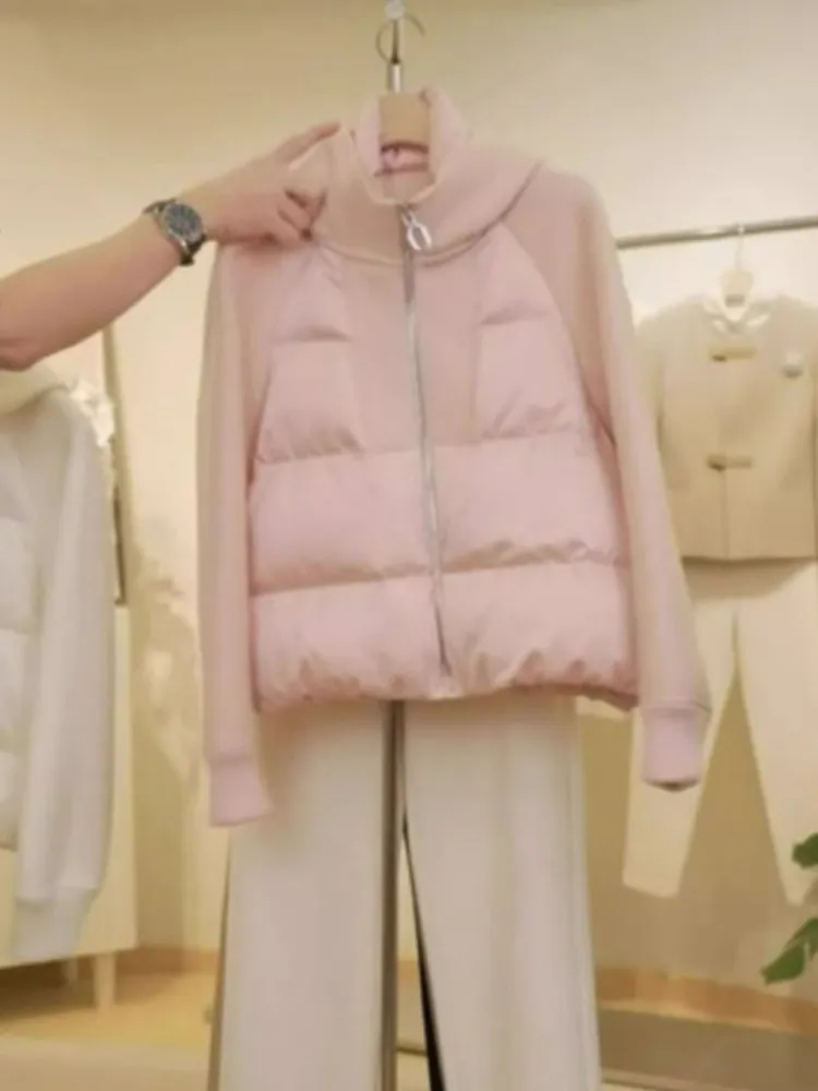 Ele Long Sve down Jaet Comodo design con cerniera Faionable Capispalla da donna Premium Quali Durevole per pendolari