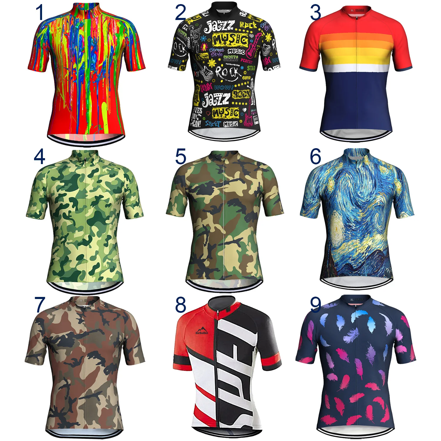 Professional Cycling Wear Short Sleeve Road Ride Clothes Bike Top MTB Jacket Motocross Bib Ideal Shirt Jersey Gift Sweater