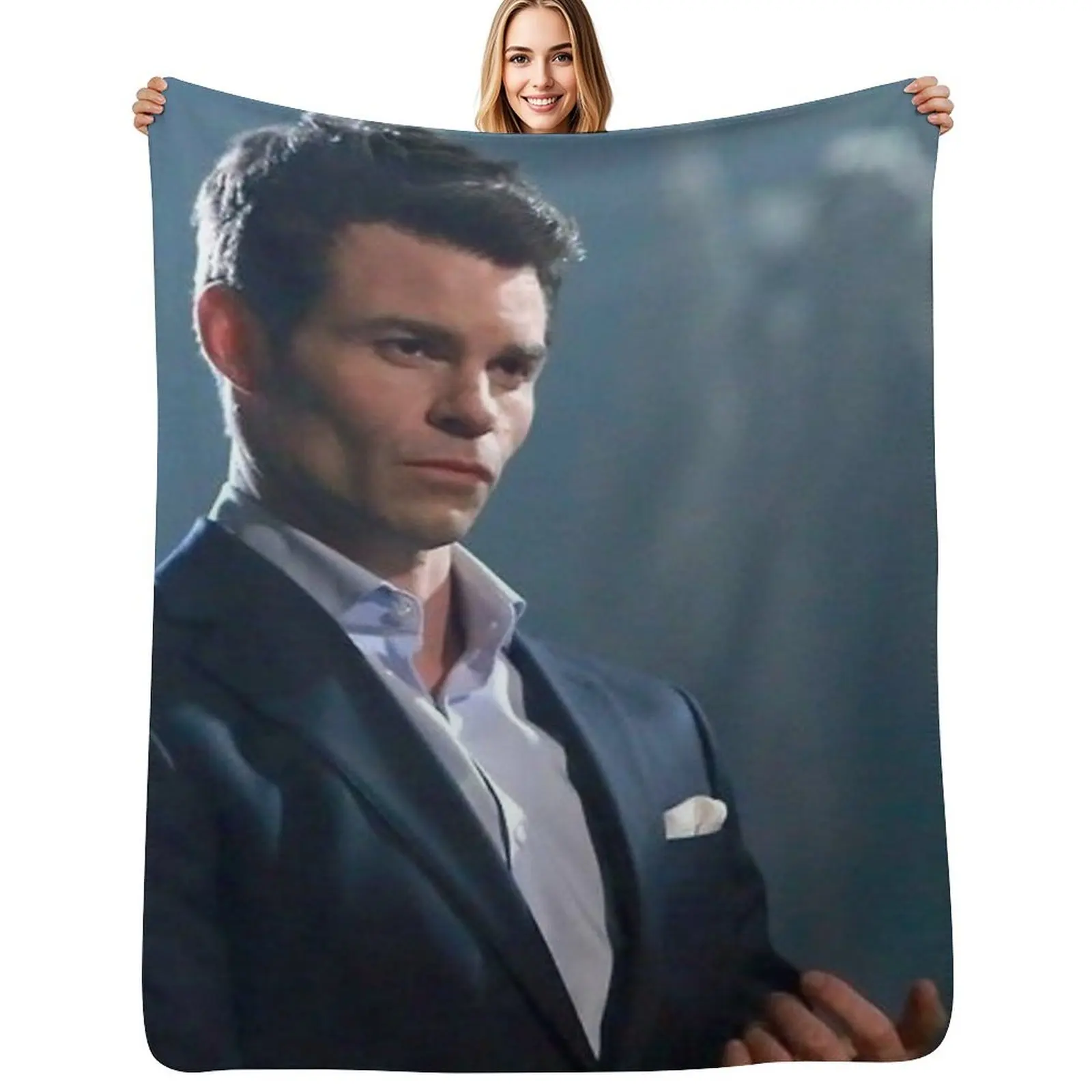 

Elijah Mikaelson Throw Blanket Cozy Napping Blanket Gift for Mom Dad
