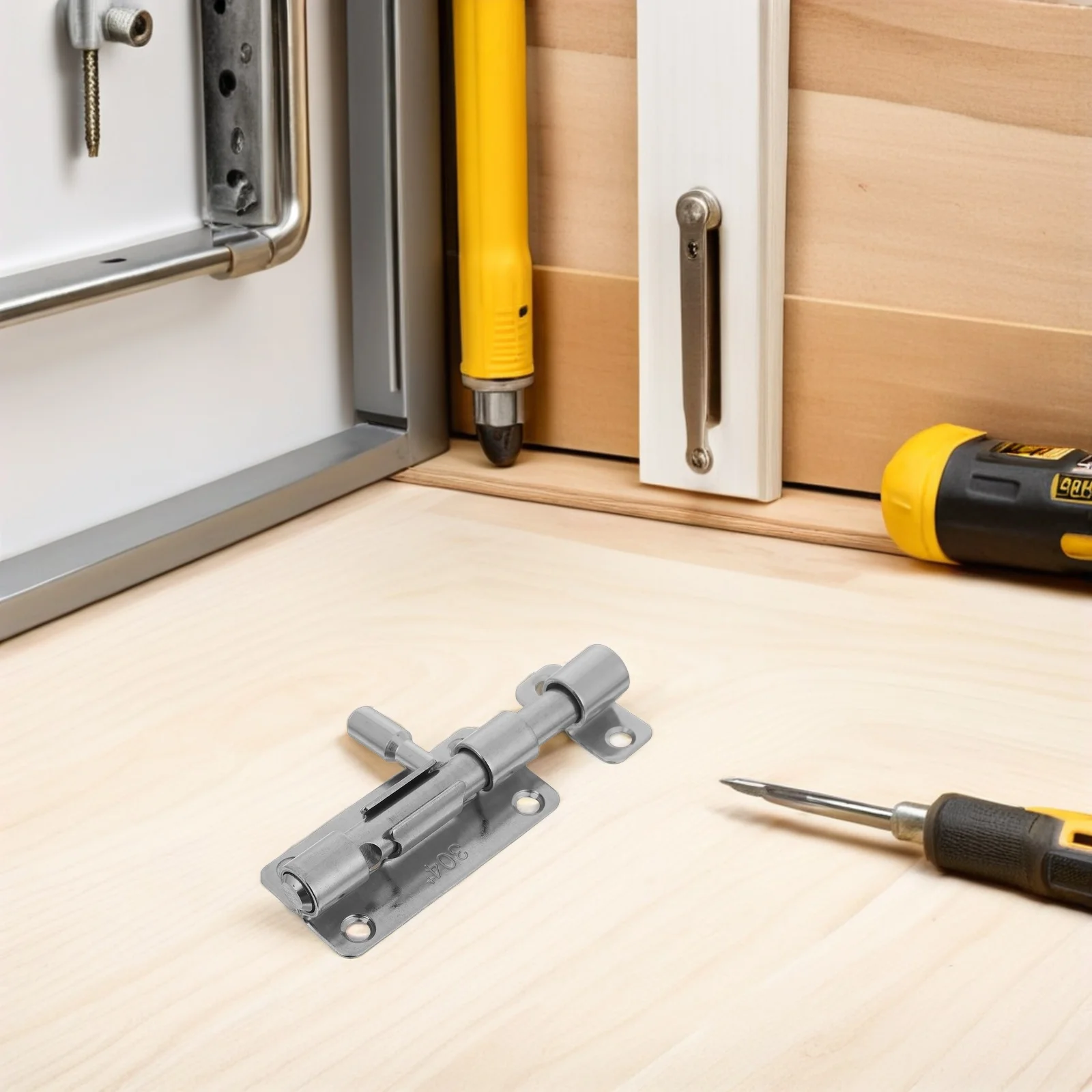 

Stainless Steel Barrel Bolt Heavy Duty Slide Lock For Doors Inside Bathroom Hardware Sliding Bolt Latch Door Lock