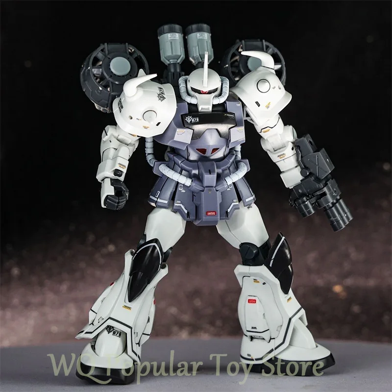 STAR-HGUC 1/144 MS-07B-3 Model B3 Tiger White Movable Action Figures Assembly PVC Statue Desk Decoration Christmas Gifts Toys