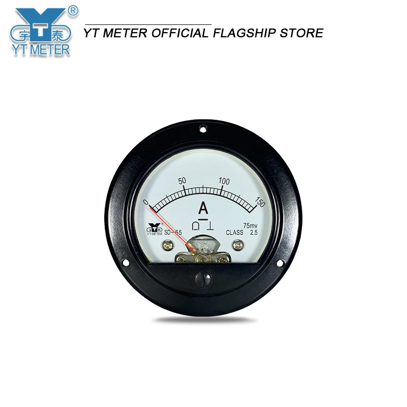 SD65 75mv DC Ammeter dc50a 75a 100a 200a 300a pointer ampere dh65 jl65