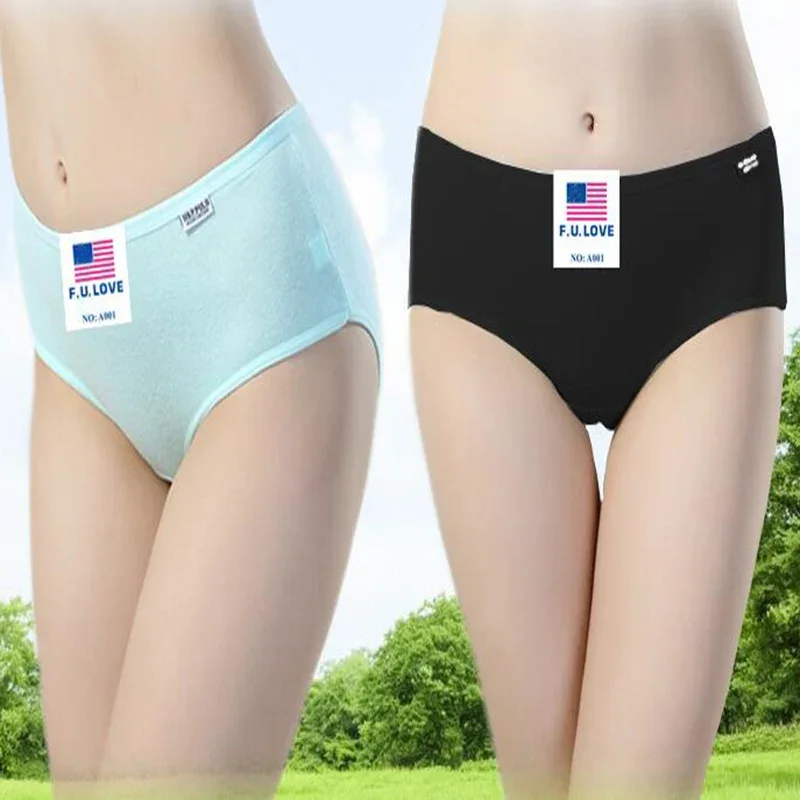 Hot Cotton Underwears Women\'s Briefs Breathable Soft Comfy Underpants One Size Lady Female Candy Color Women Accessory Gifts