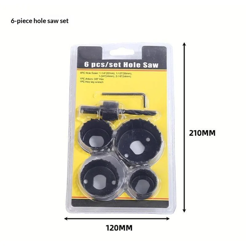 Answer18PCS   Kit Durable Carbon Steel Metal Circle Power Drill Hole Cutter for Wood PVC and Plastic Woodworking Tools