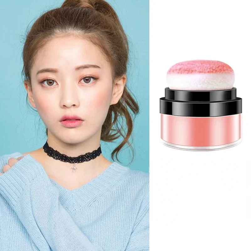 Soft Face Blusher Powder, Cheek Rouge, Nourishing, Nude Makeup, Brightening Complexion, Repair Cosmetics, 4 Colors
