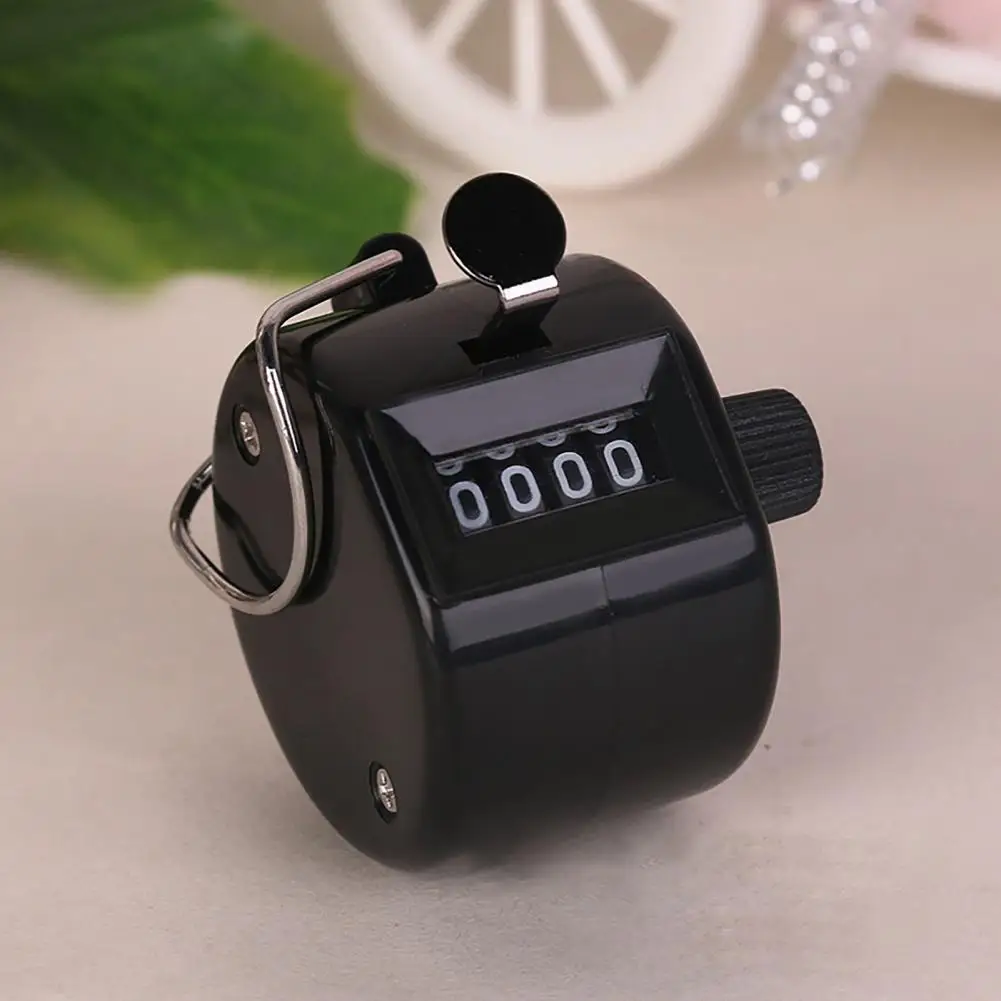 Durable Time Counter Durable Tally Counter Sturdy 4 Digital Hand Tally Counter  Fine Workmanship