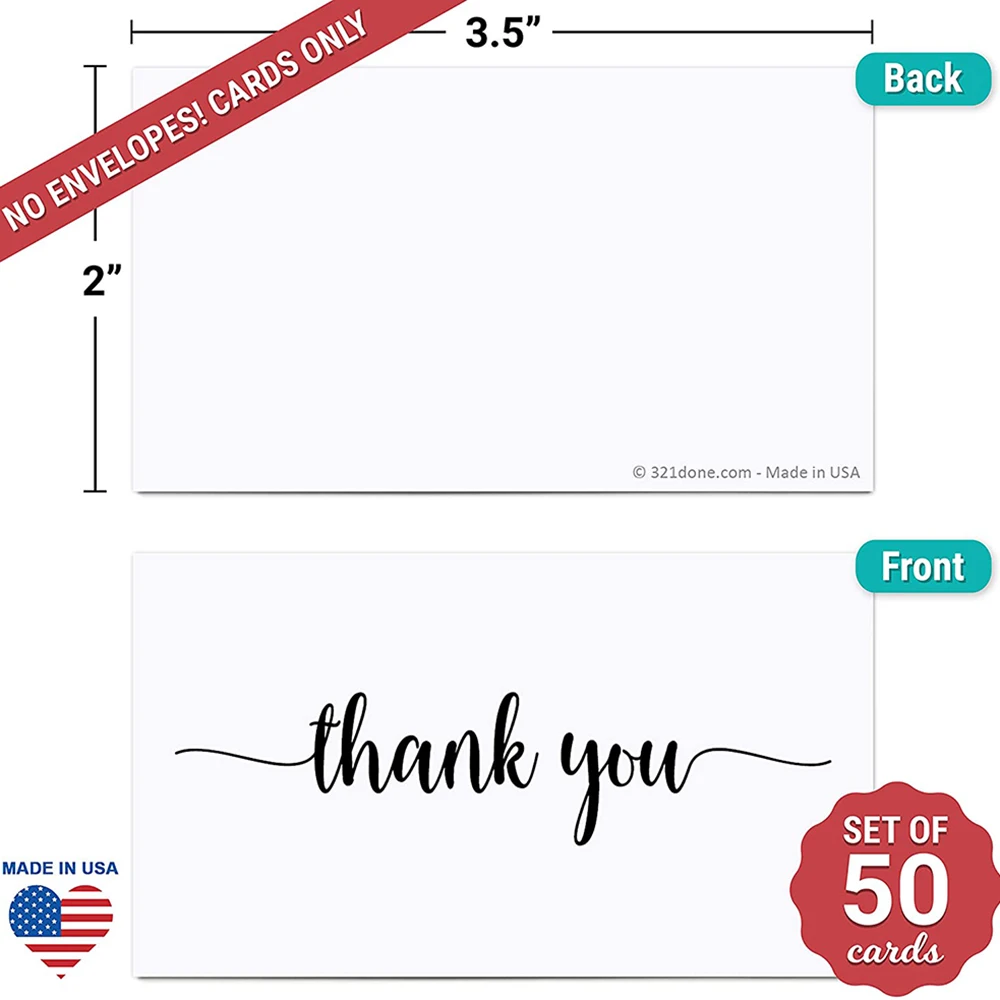 10-30pcs White Thank You For Supporting My Small Business Card Thanks Greeting Card 9*5.4cm Appreciation Cardstock Sellers Shop