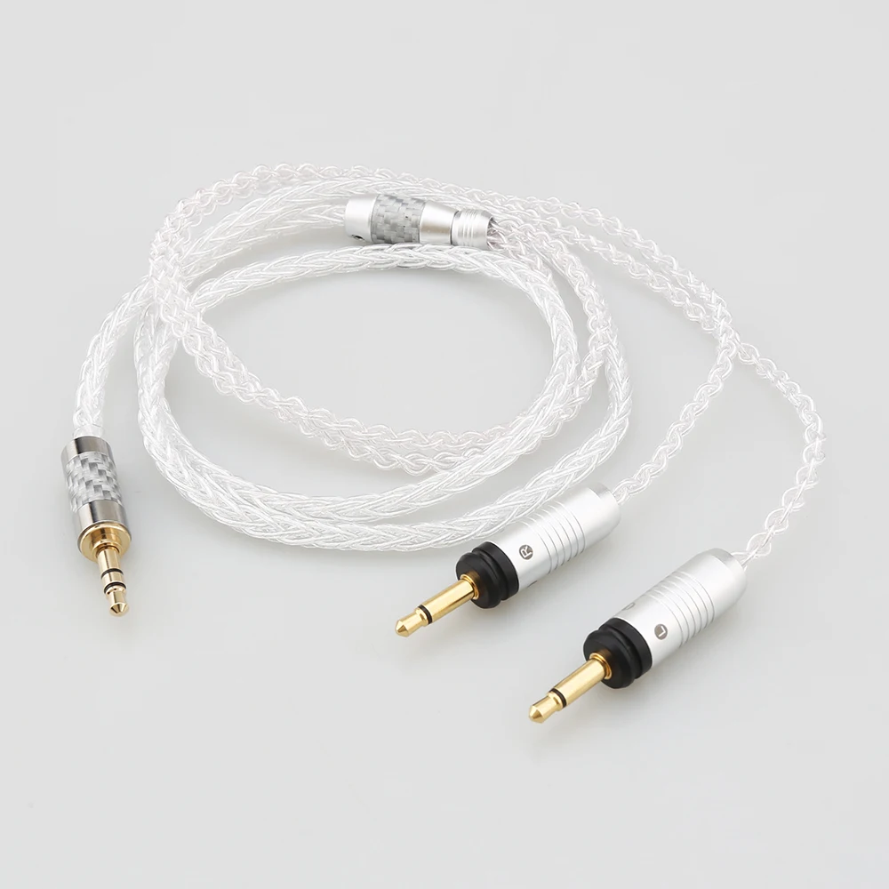 

HIFI 8 Core 99% 7n Pure Silver Earphone Cable For Focal Clear Elear Elex Elegia Stellia Celestee Radiance