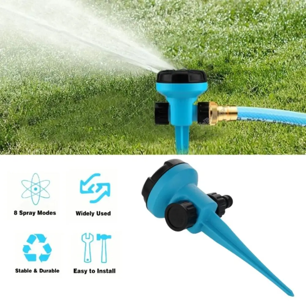 

8 Modes Automatic Sprinkler Agriculture Irrigation Ground Inserted Garden Sprinkler Grass Watering Watering System Water Sprayer